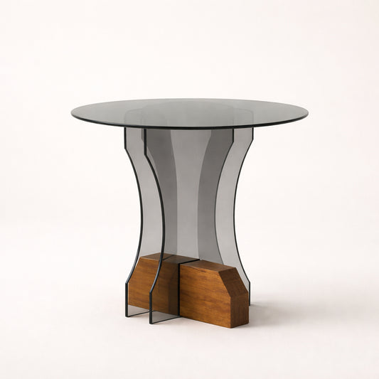 Arc Glass Side Table
