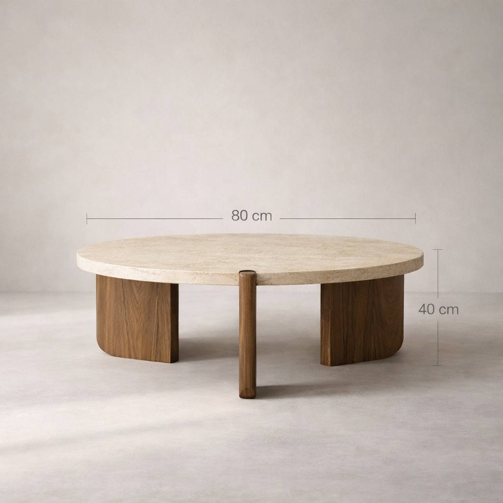 Koro Sculptural Coffee Table - Nuvamo